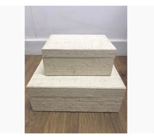 Load image into Gallery viewer, Raffia Storage Box - Small