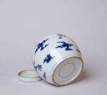 Load image into Gallery viewer, Dragon Lidded Round Storage Jar