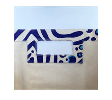 Load image into Gallery viewer, Lillibridge Bag, Zebra Cat Blue