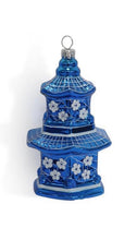 Load image into Gallery viewer, Blue Pagoda Ornament