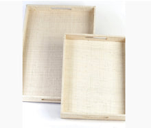 Load image into Gallery viewer, Raffia serving tray - Large