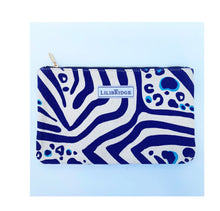 Load image into Gallery viewer, Lilibridge Clutch, Zebra Cat Blue
