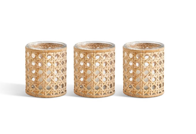 Cane candleholder